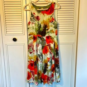 Eva Franco Watercolor Floral Dress
